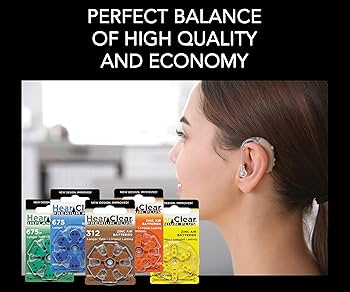 Hearclear ヒアークリアー 補聴器電池 橙 P13 PR48 60個 Amazon.com: Hear Clear Size 13 PR48 Hearing Aid Batteries
